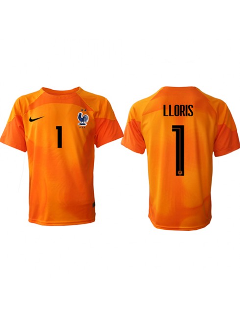 Billige Frankrike Hugo Lloris #1 Keeper Hjemmedrakt VM 2022 Kortermet